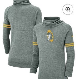 Nike Green Bay Packers Retro Historic Marks Long Sleeve Sweatshirt Women’s XS
